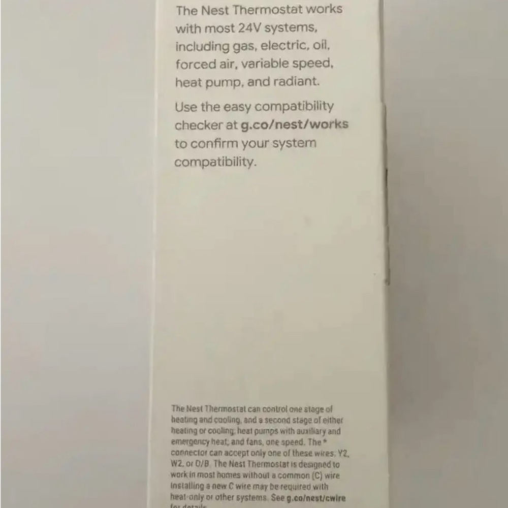 Brand New / Never Used Google Nest Smart
Programmable Thermostat In White - Picture 6 of 11